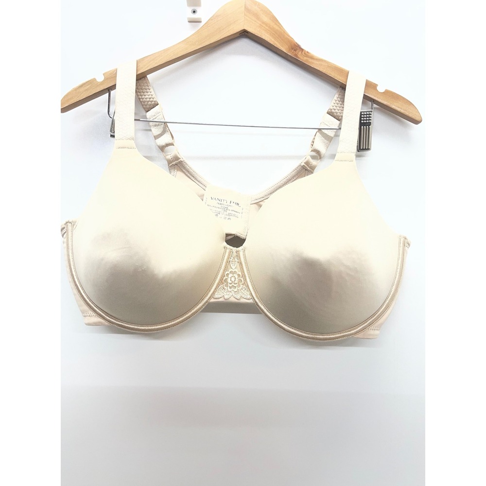 Vanity Fair 76380 Beauty Back Full Figure Underwire Bra Beige 42DD
